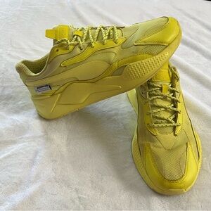 Puma Mercedes AMG MAPF1 RS-X3 Mens Size 10 Casual Running Shoe Lime Sneaker